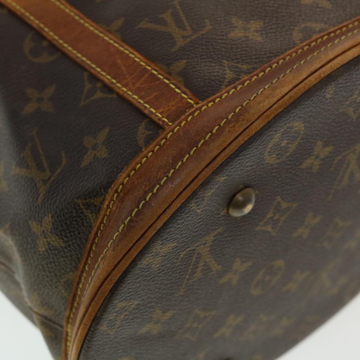 LOUIS VUITTON Monogram Bucket GM Shoulder Bag M42236 LV 44866