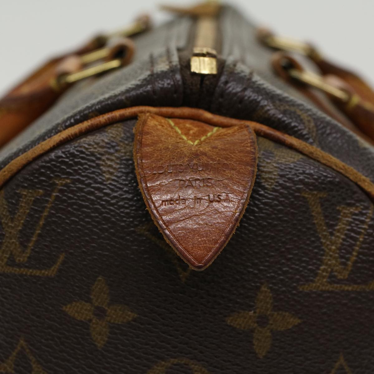 LOUIS VUITTON Monogram Speedy 30 Hand Bag M41526 LV 44873