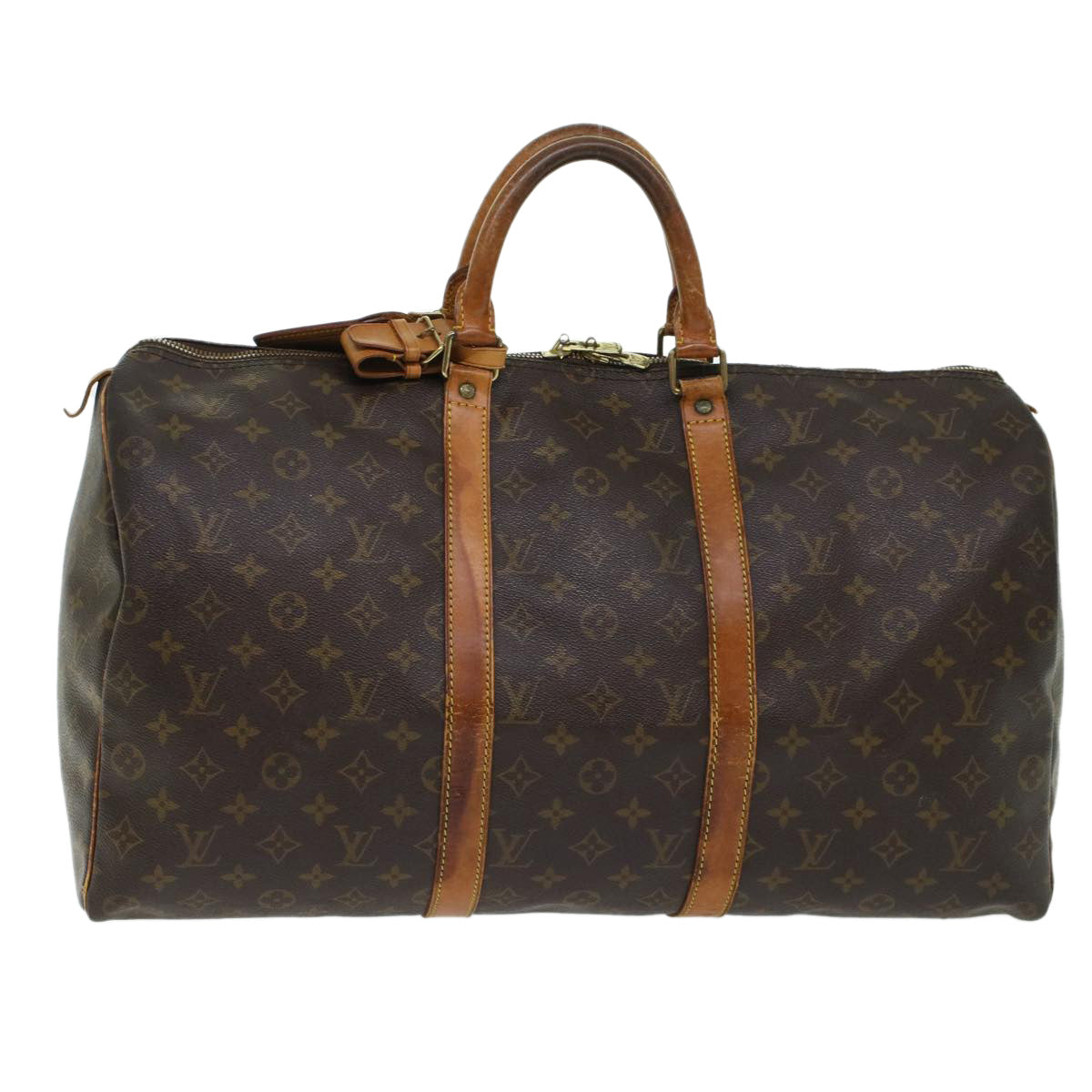 LOUIS VUITTON Monogram Keepall 50 Boston Bag M41426 LV 44881
