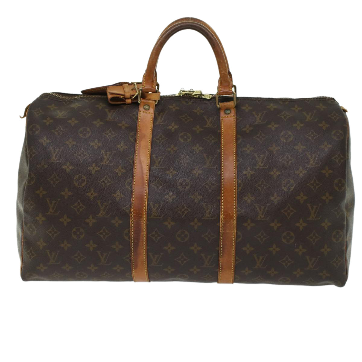 LOUIS VUITTON Monogram Keepall 50 Boston Bag M41426 LV 44881