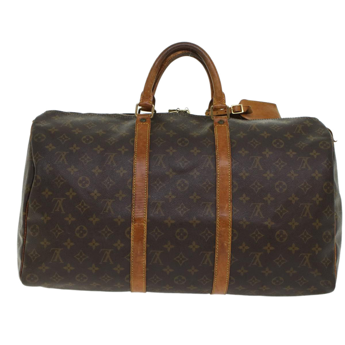 LOUIS VUITTON Monogram Keepall 50 Boston Bag M41426 LV 44881