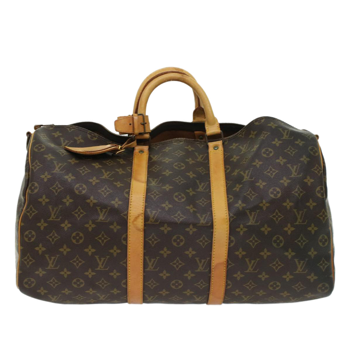 LOUIS VUITTON Monogram Keepall Bandouliere 50 Boston Bag M41416 LV 44884