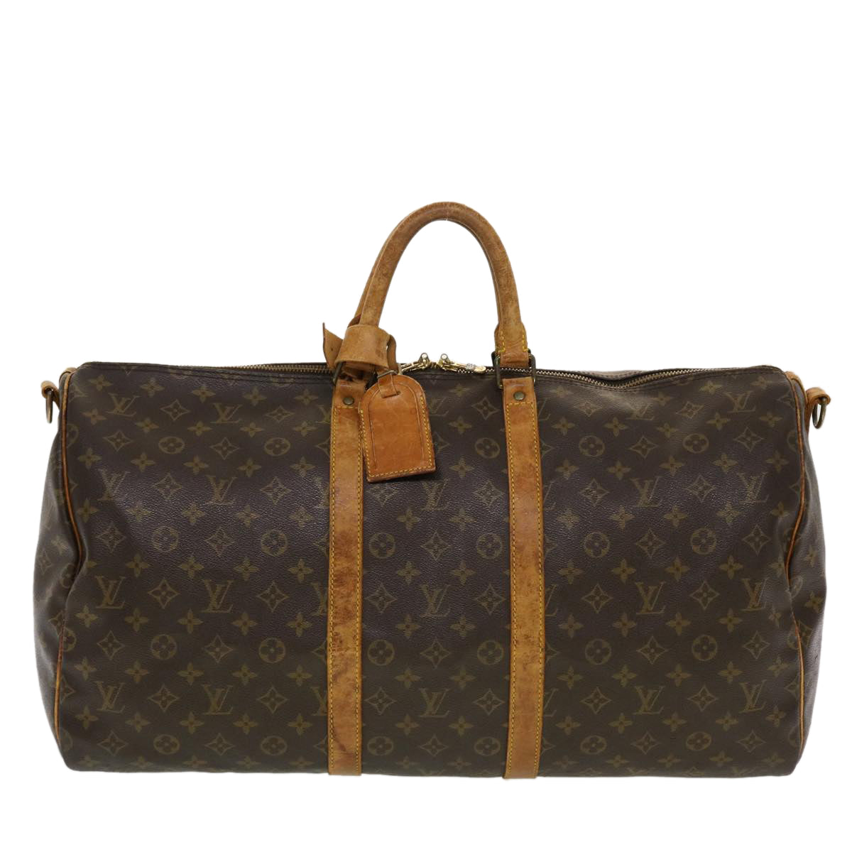 LOUIS VUITTON Monogram Keepall Bandouliere 55 Boston Bag M41414 LV 44889