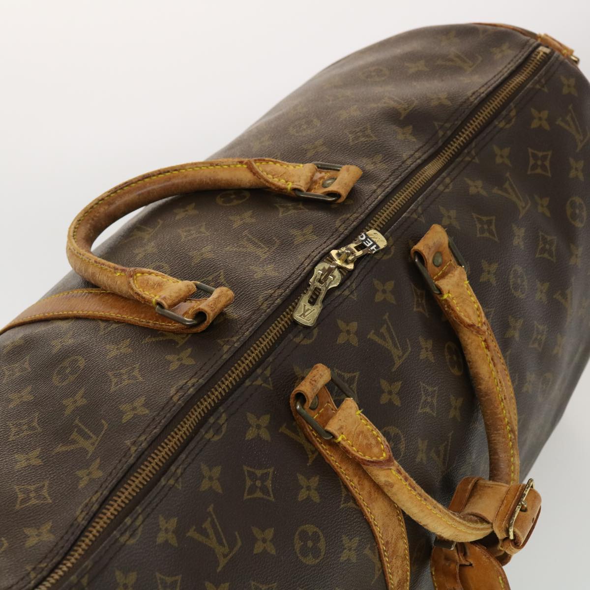 LOUIS VUITTON Monogram Keepall Bandouliere 55 Boston Bag M41414 LV 44889