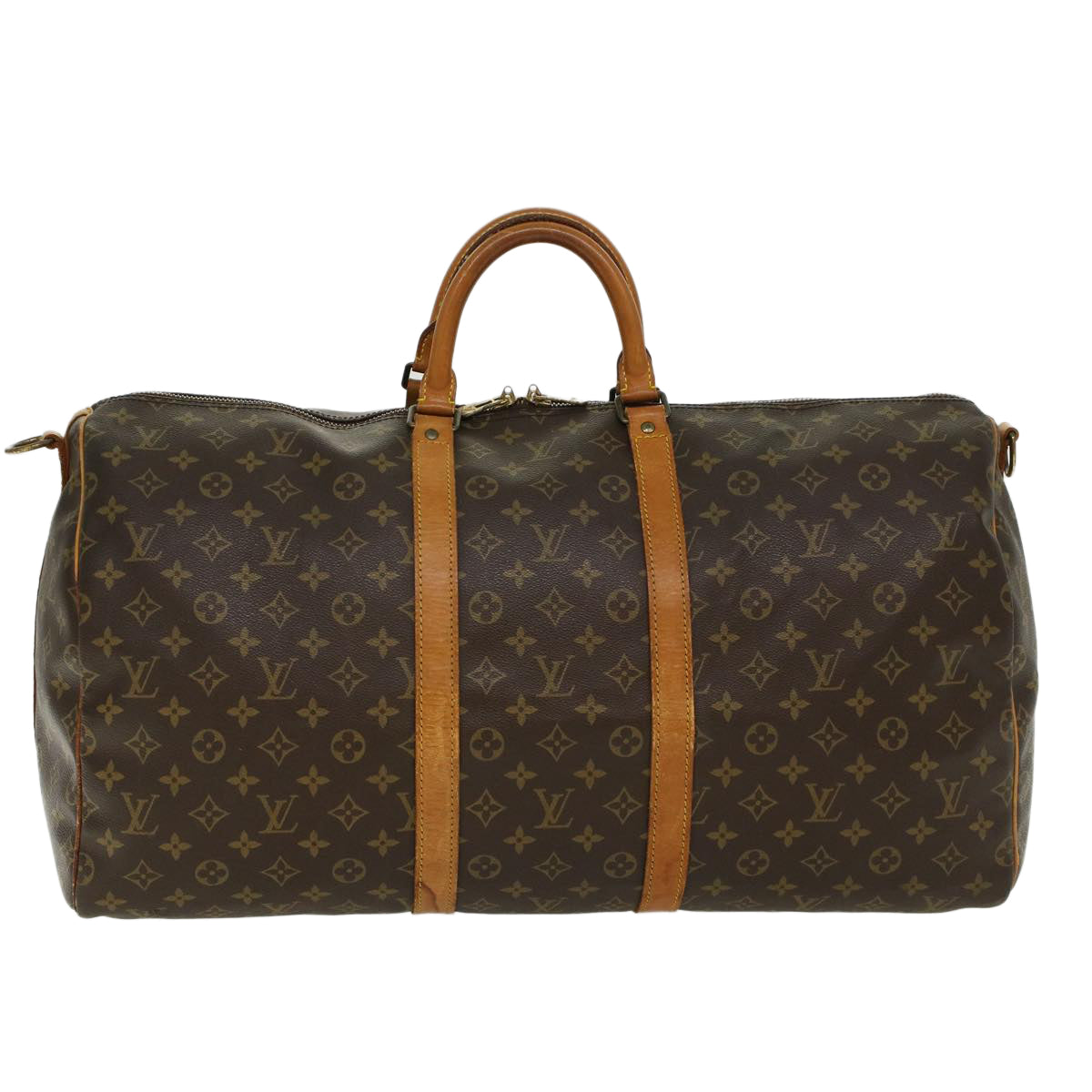 LOUIS VUITTON Monogram Keepall Bandouliere 55 Boston Bag M41414 LV 44890