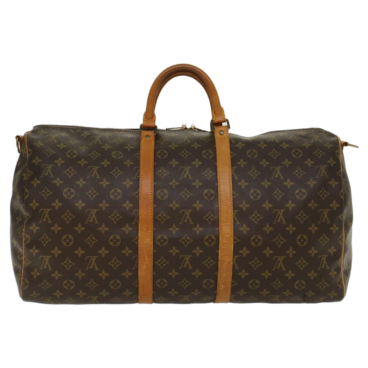 LOUIS VUITTON Monogram Keepall Bandouliere 55 Boston Bag M41414 LV 44890