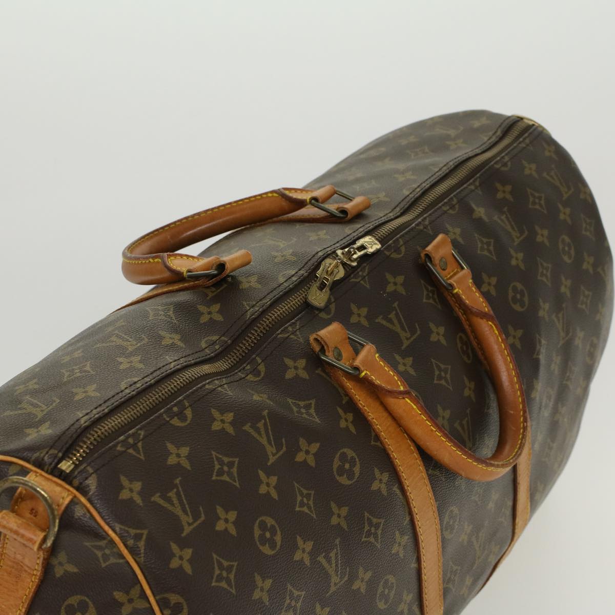 LOUIS VUITTON Monogram Keepall Bandouliere 55 Boston Bag M41414 LV 44890