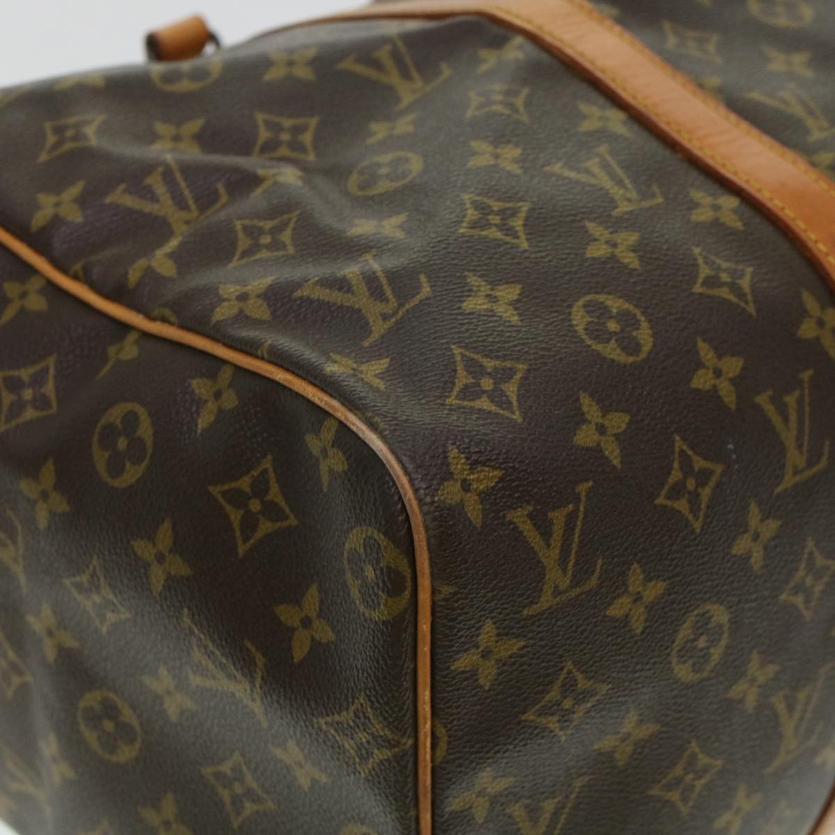 LOUIS VUITTON Monogram Sac Souple 45 Boston Bag M41624 LV 44893