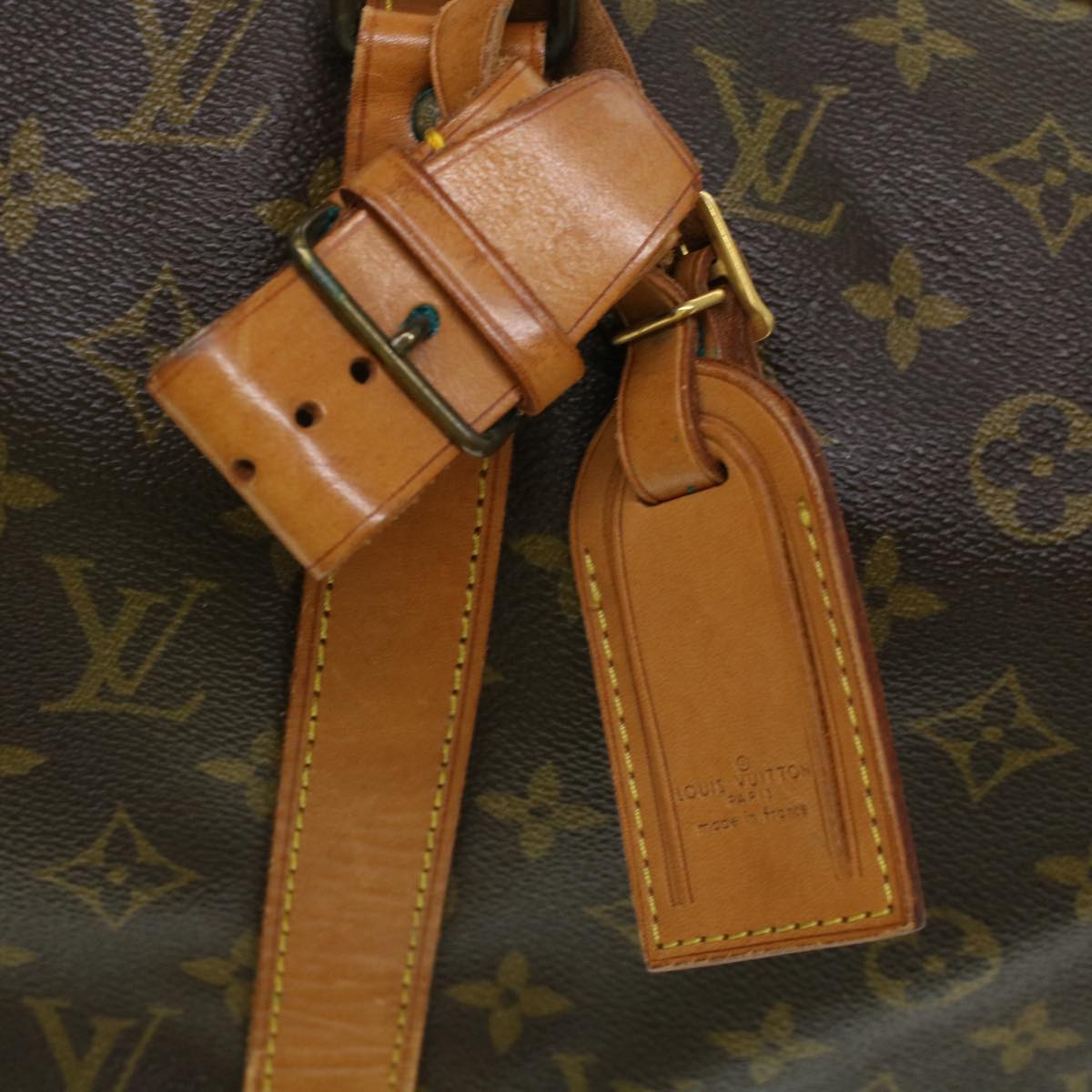 LOUIS VUITTON Monogram Sac Souple 45 Boston Bag M41624 LV 44893