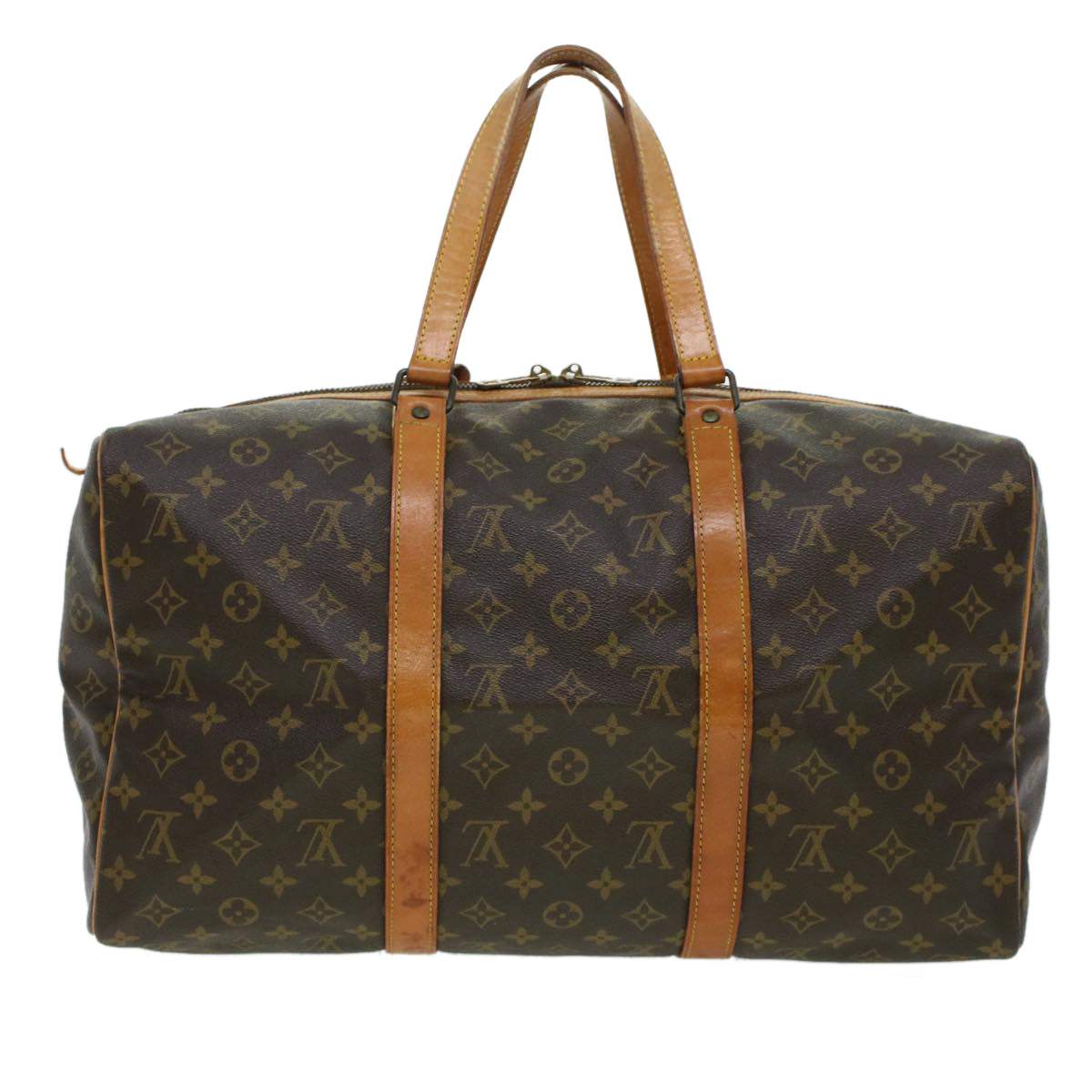 LOUIS VUITTON Monogram Sac Souple 45 Boston Bag M41624 LV 44893