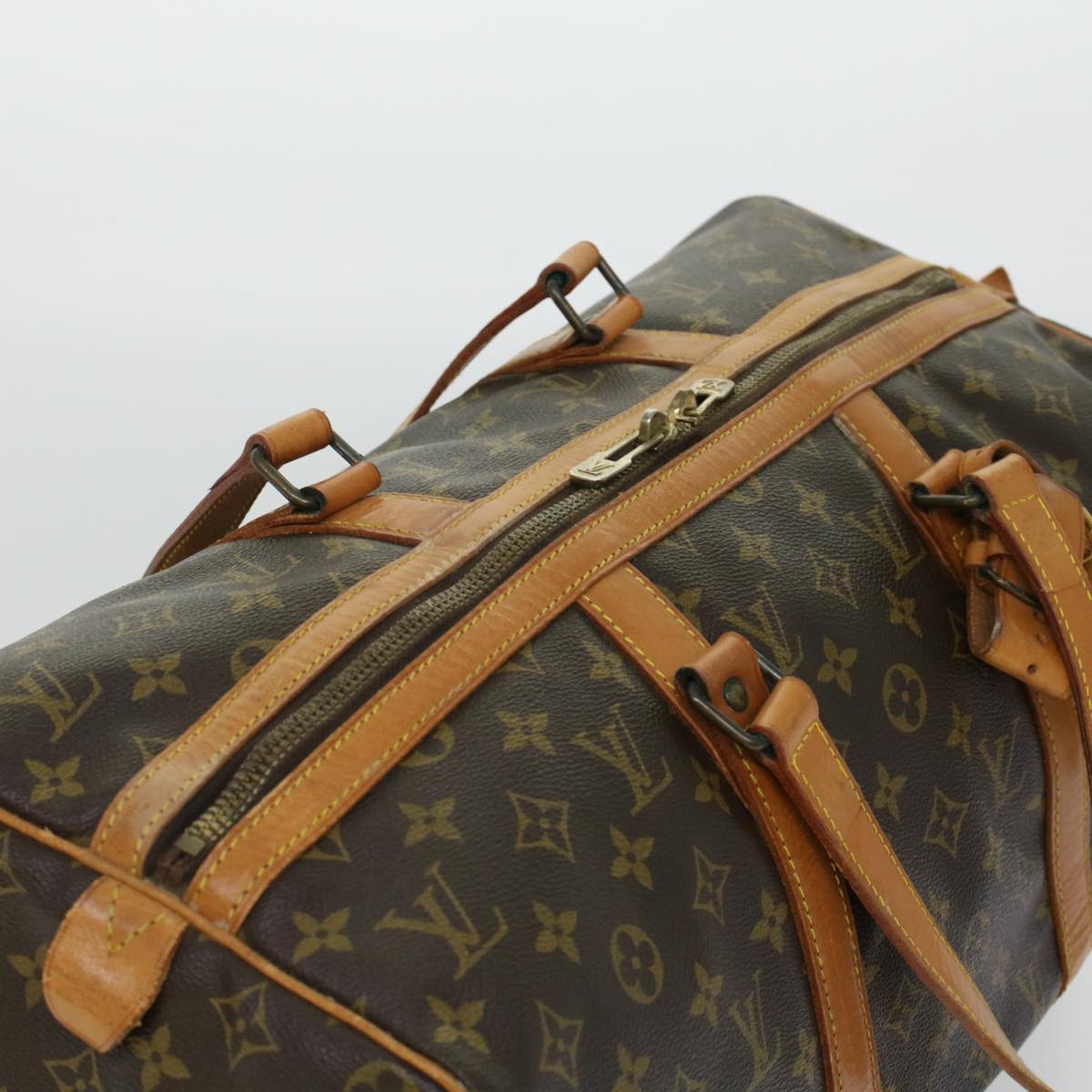 LOUIS VUITTON Monogram Sac Souple 45 Boston Bag M41624 LV 44893
