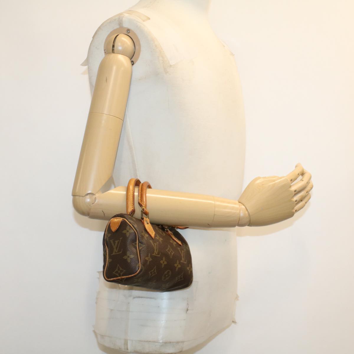 LOUIS VUITTON Monogram Mini Speedy Hand Bag M41534 LV 44895
