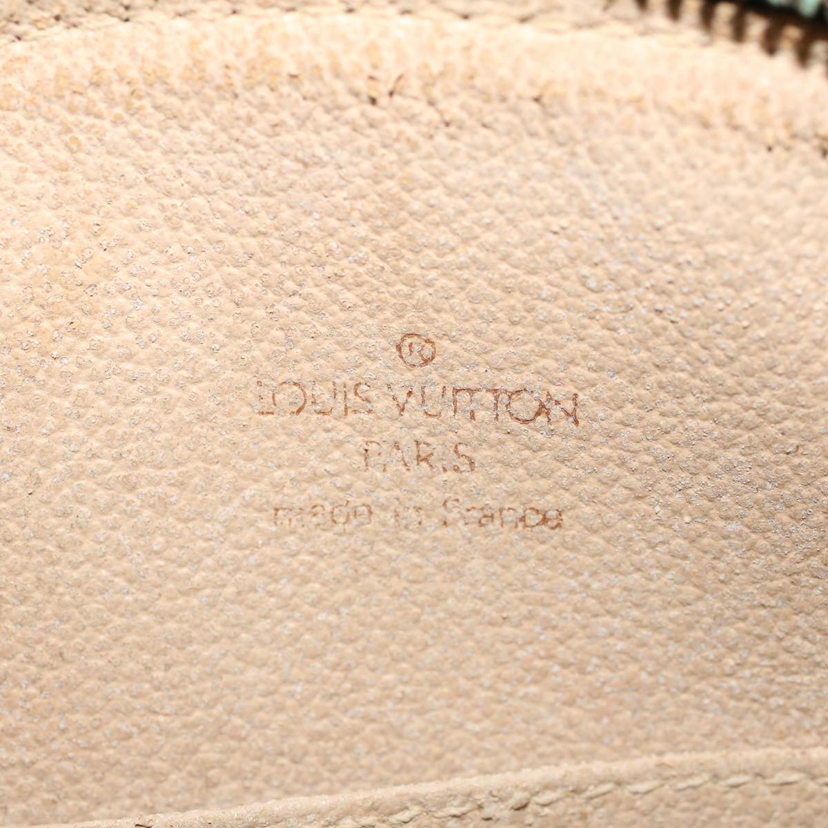 LOUIS VUITTON Monogram Trousse Demi Ronde Cosmetic Pouch M47520 LV 44905
