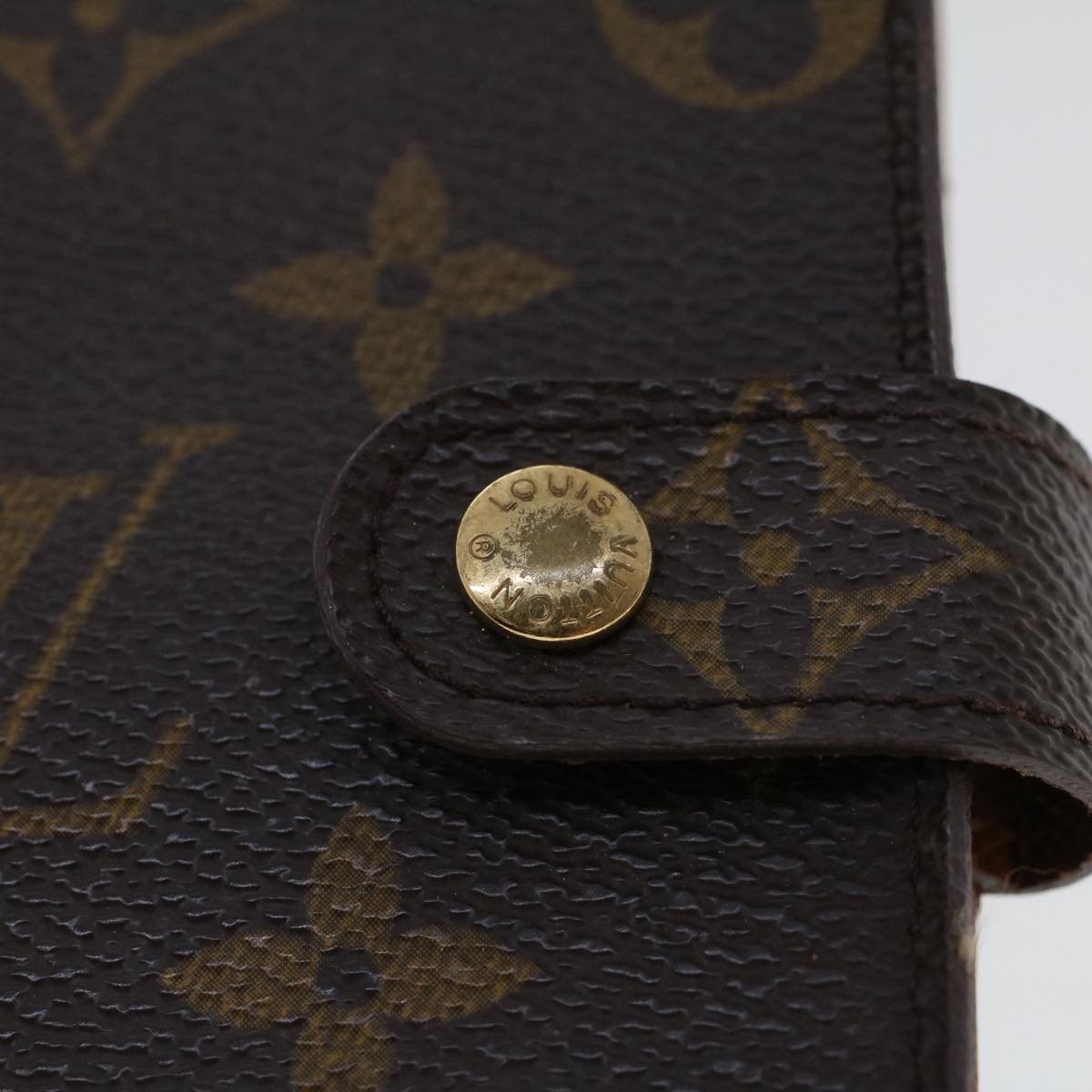 LOUIS VUITTON Monogram Agenda PM Day Planner Cover R20005 LV 44907