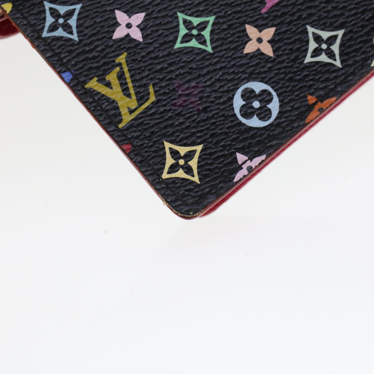 LOUIS VUITTON Monogram Multicolor Agenda PM Day Planner Cover Black R20895 44909