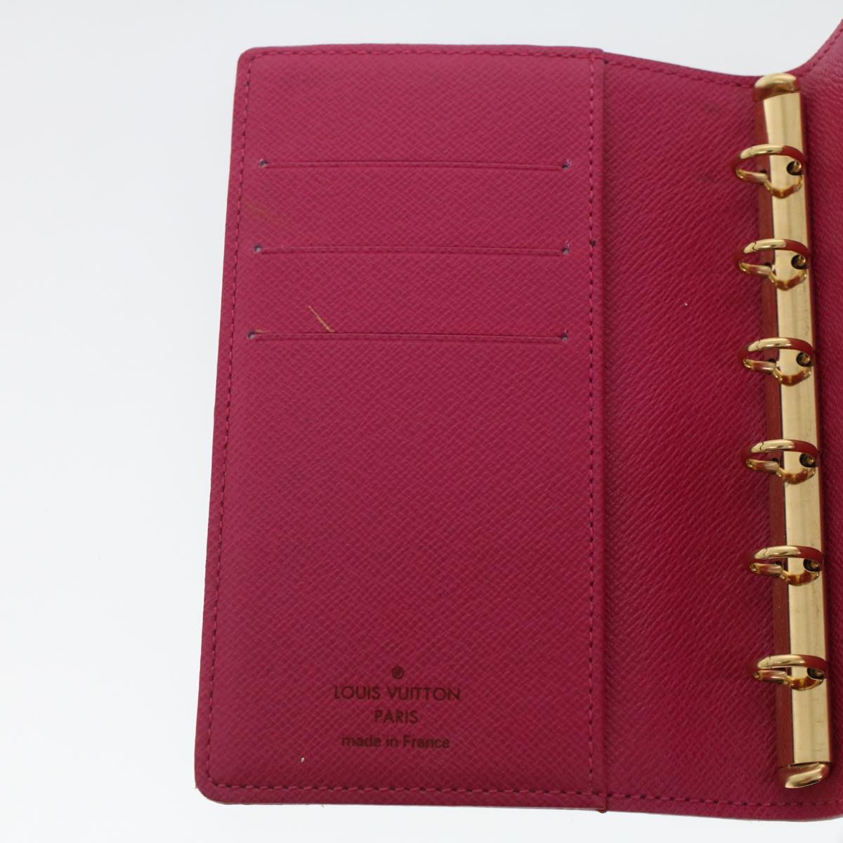 LOUIS VUITTON Monogram Multicolor Agenda PM Day Planner Cover Black R20895 44909