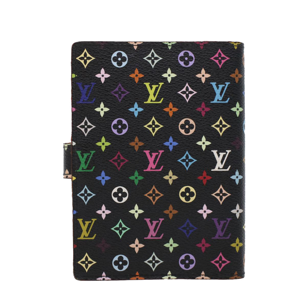 LOUIS VUITTON Monogram Multicolor Agenda PM Day Planner Cover Black R20895 44909