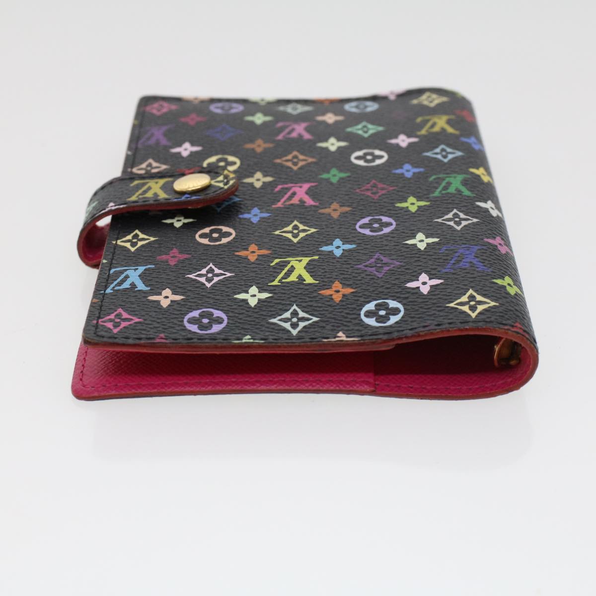LOUIS VUITTON Monogram Multicolor Agenda PM Day Planner Cover Black R20895 44909