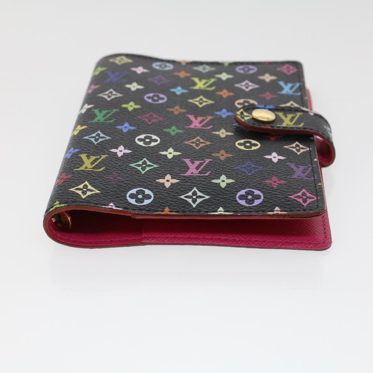 LOUIS VUITTON Monogram Multicolor Agenda PM Day Planner Cover Black R20895 44909