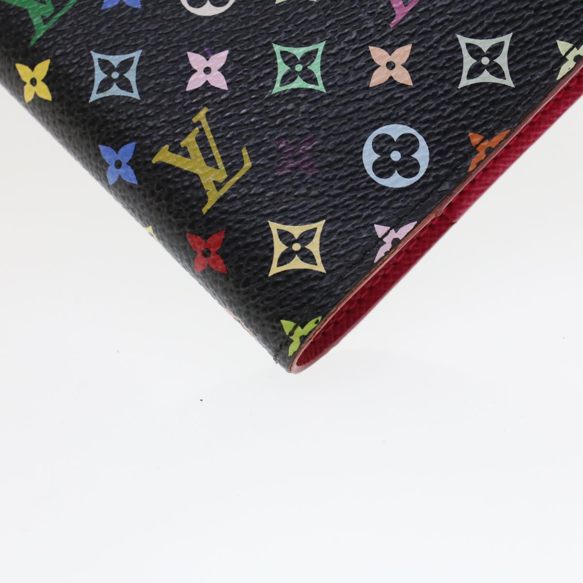 LOUIS VUITTON Monogram Multicolor Agenda PM Day Planner Cover Black R20895 44909