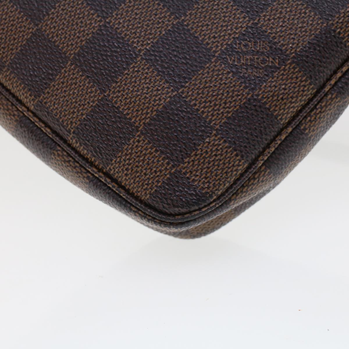 LOUIS VUITTON Damier Ebene Pochette Accessoires Pouch N41206 LV 44913