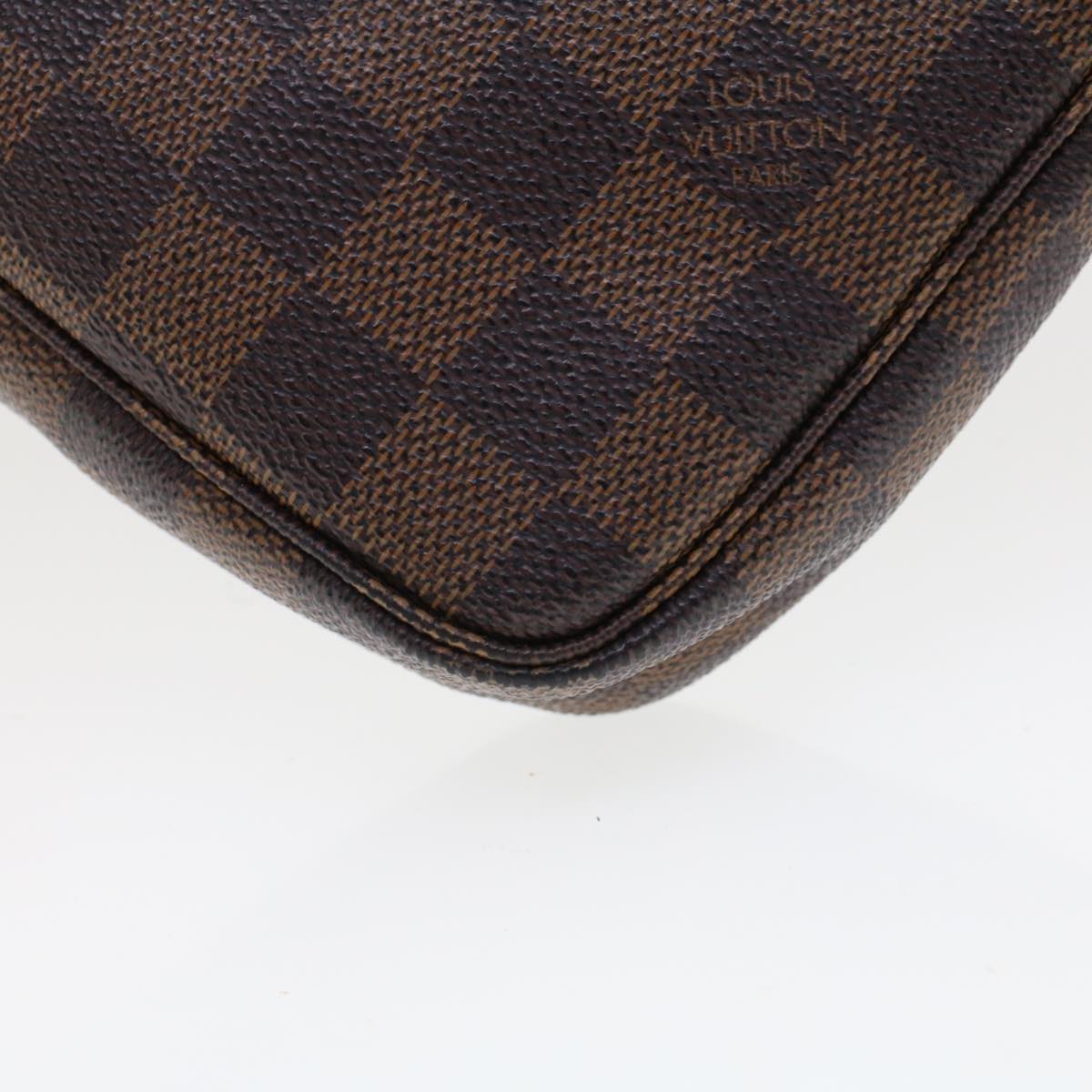 LOUIS VUITTON Damier Ebene Pochette Accessoires Pouch N41206 LV 44913