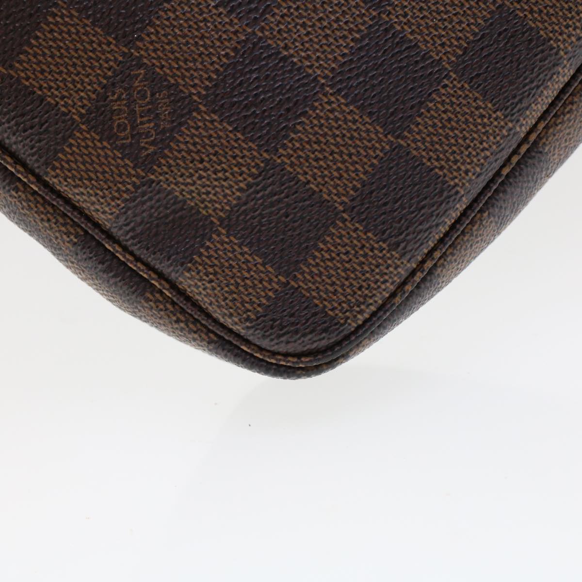 LOUIS VUITTON Damier Ebene Pochette Accessoires Pouch N41206 LV 44913