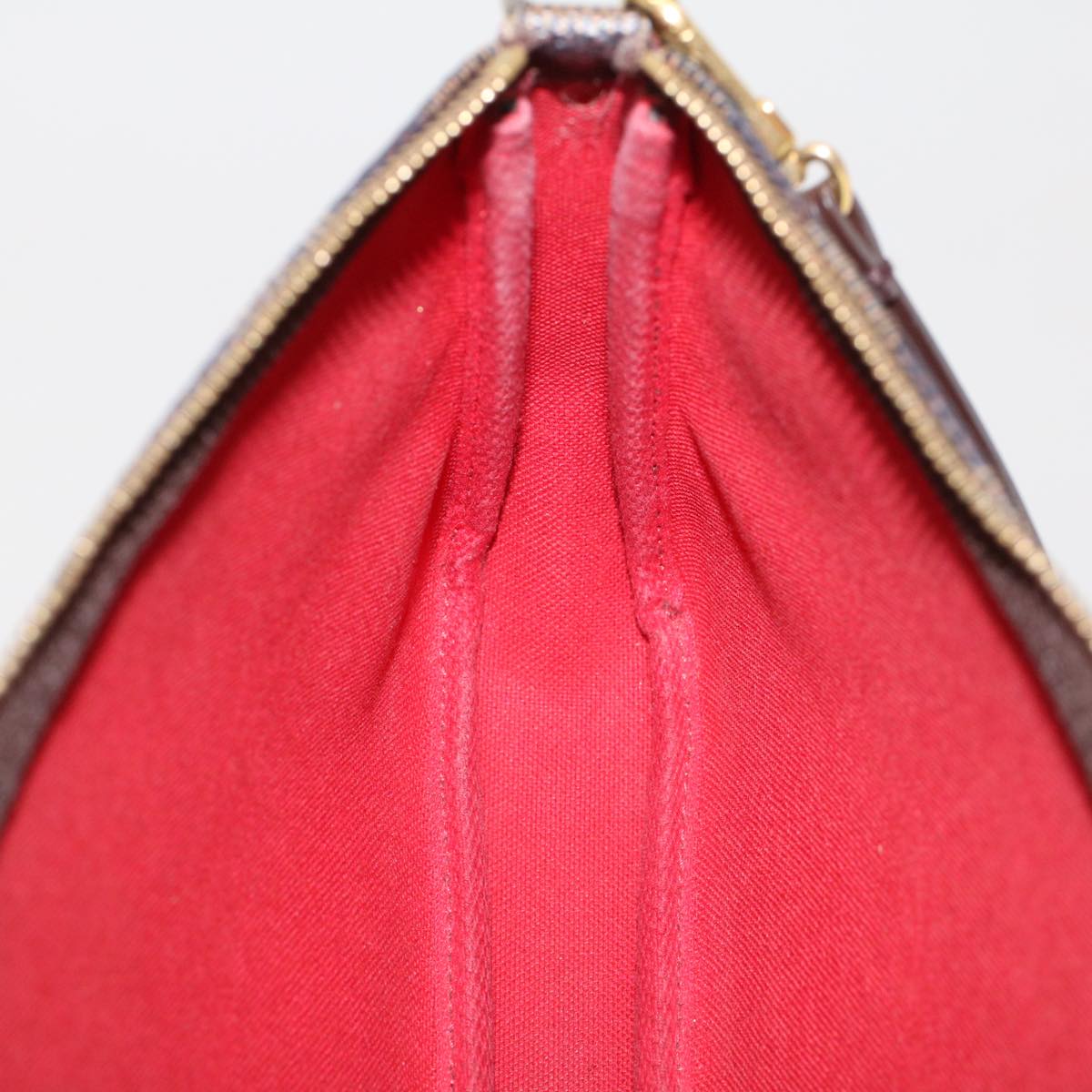 LOUIS VUITTON Damier Ebene Pochette Accessoires Pouch N41206 LV 44913