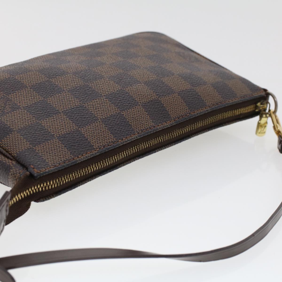 LOUIS VUITTON Damier Ebene Pochette Accessoires Pouch N41206 LV 44913