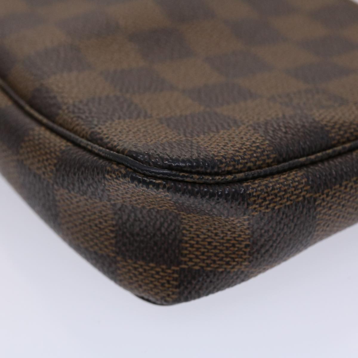 LOUIS VUITTON Damier Ebene Pochette Accessoires Pouch N41206 LV 44914