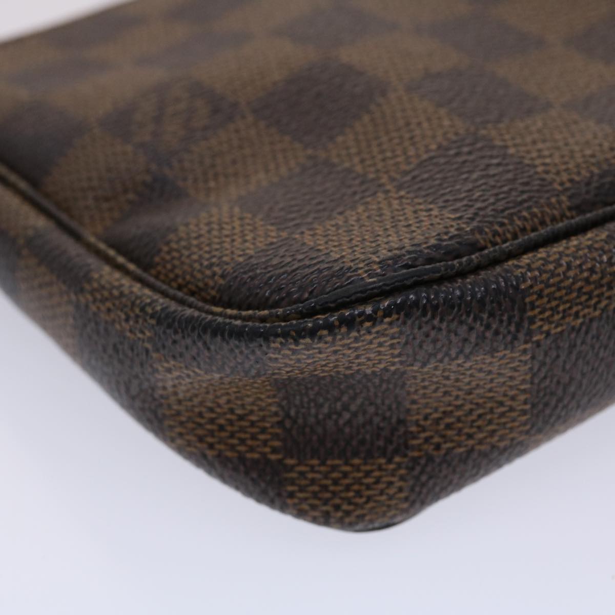 LOUIS VUITTON Damier Ebene Pochette Accessoires Pouch N41206 LV 44914