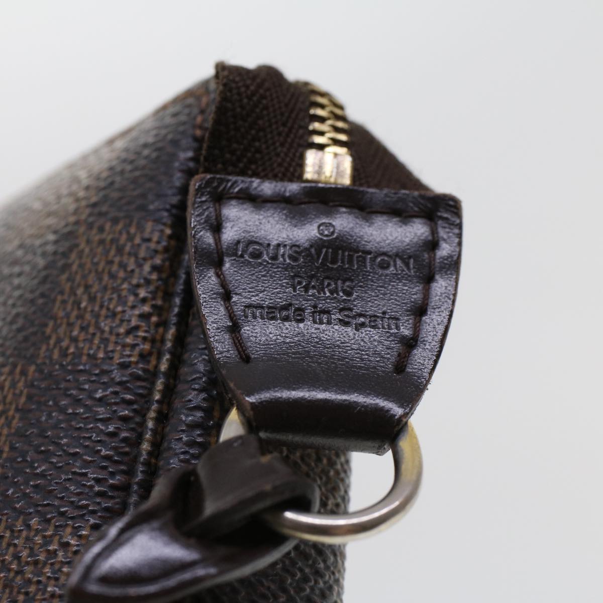 LOUIS VUITTON Damier Ebene Pochette Accessoires Pouch N41206 LV 44914