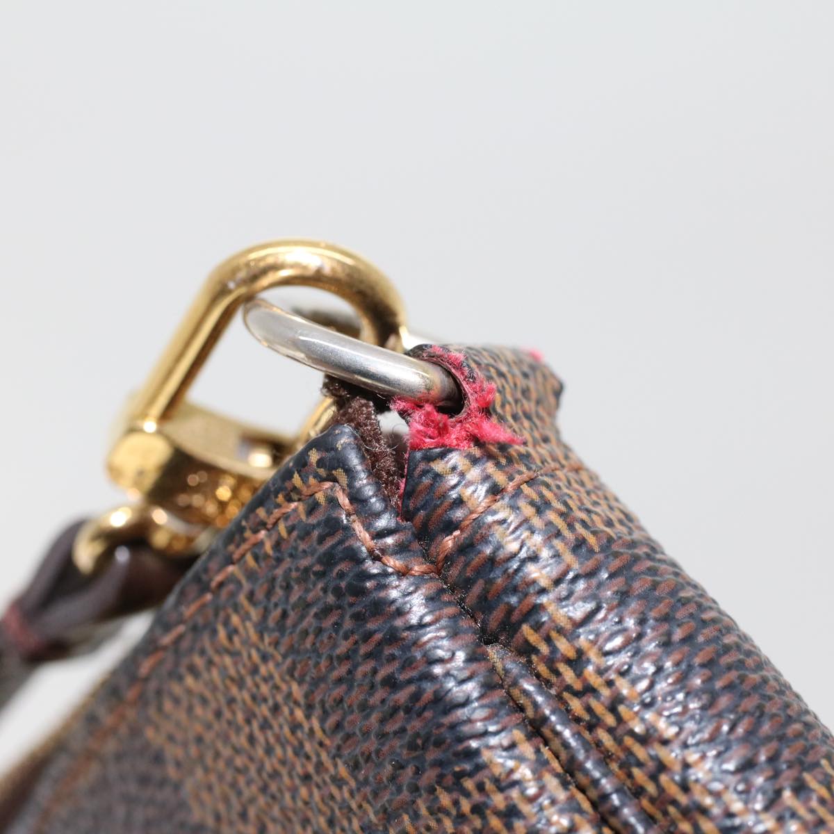 LOUIS VUITTON Damier Ebene Pochette Accessoires Pouch N41206 LV 44914