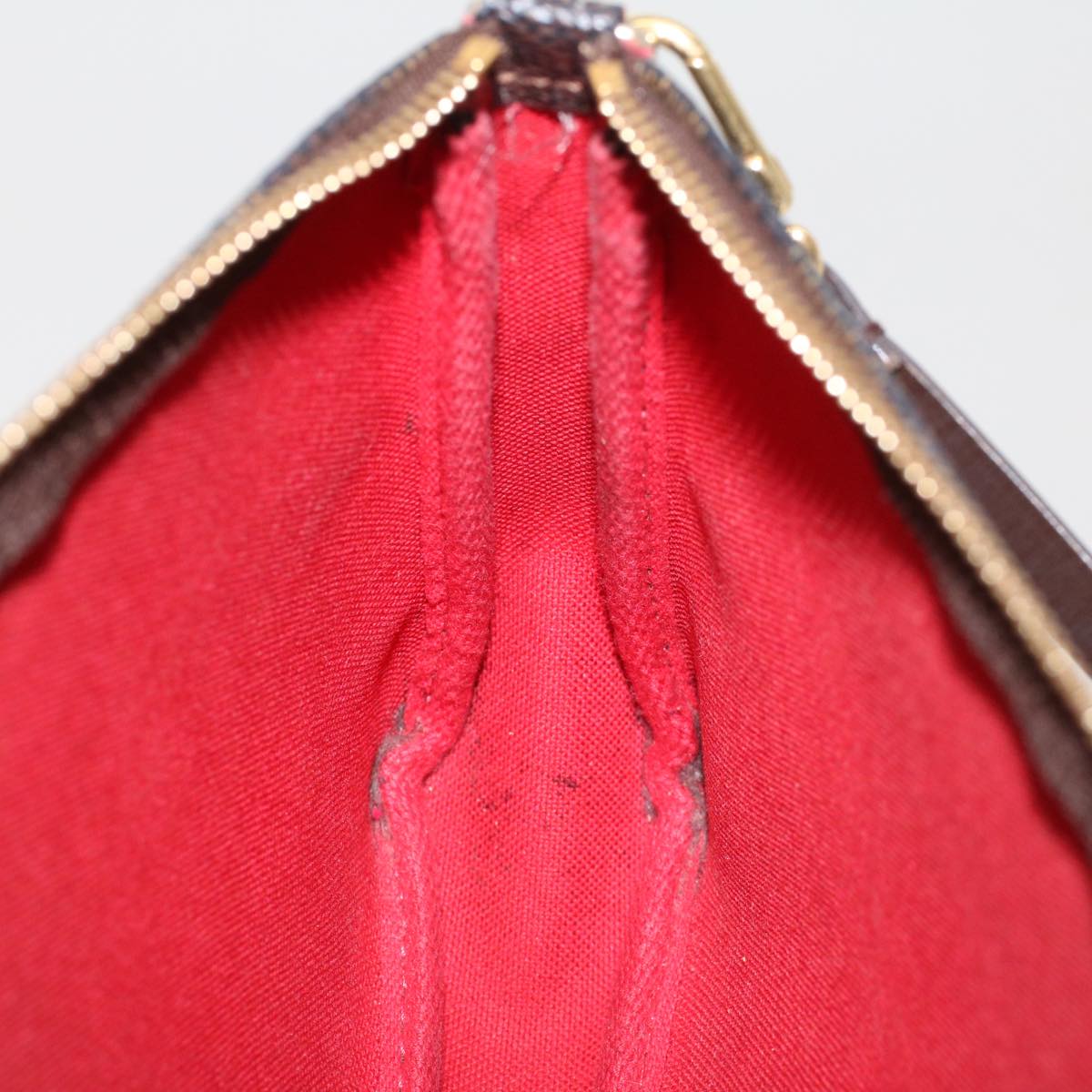 LOUIS VUITTON Damier Ebene Pochette Accessoires Pouch N41206 LV 44914