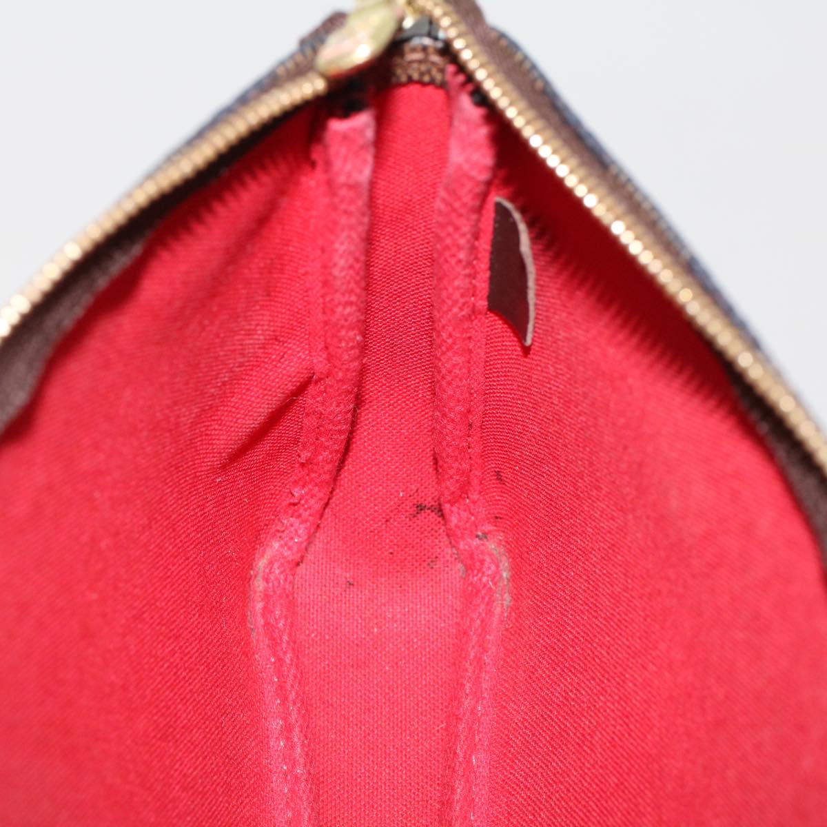 LOUIS VUITTON Damier Ebene Pochette Accessoires Pouch N41206 LV 44914