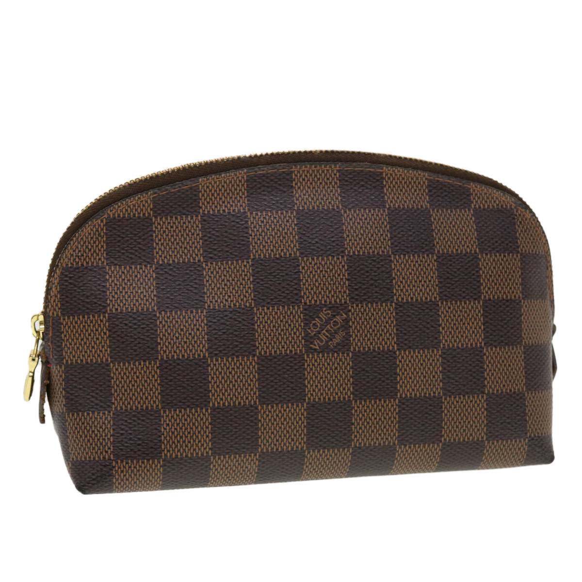 LOUIS VUITTON Damier Ebene Pochette Cosmetic PM Pouch N47516 LV 44915