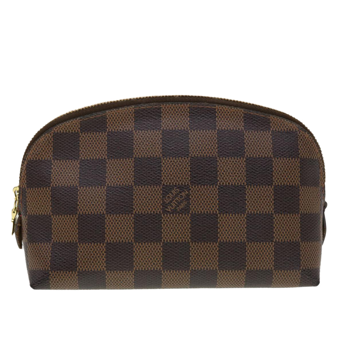 LOUIS VUITTON Damier Ebene Pochette Cosmetic PM Pouch N47516 LV 44915