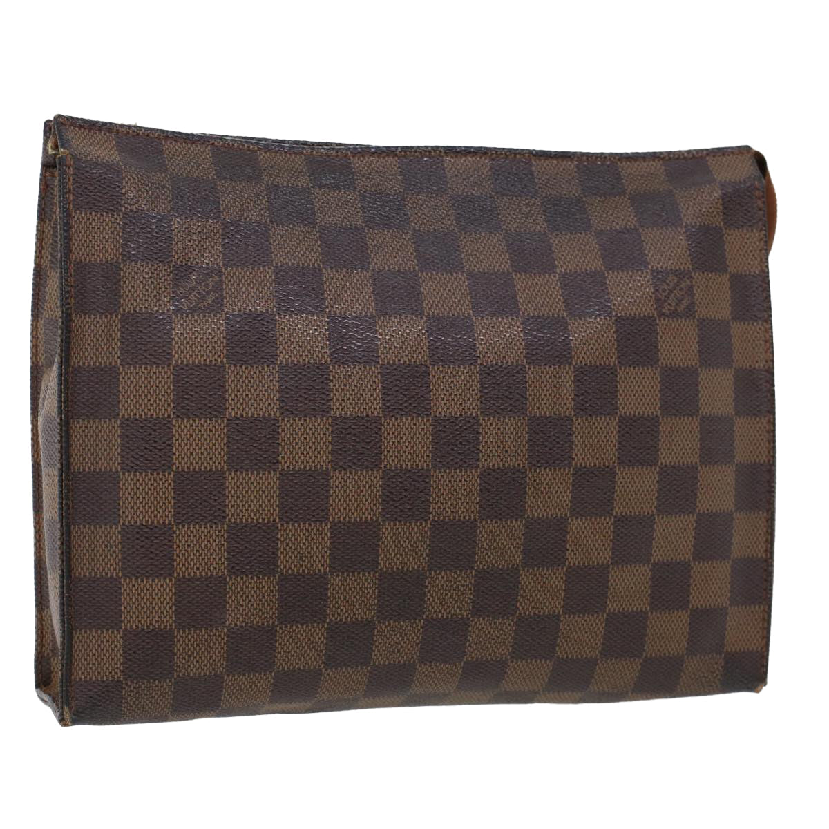 LOUIS VUITTON Damier Ebene Poche Toilette 26 Pouch N47543 LV 44916