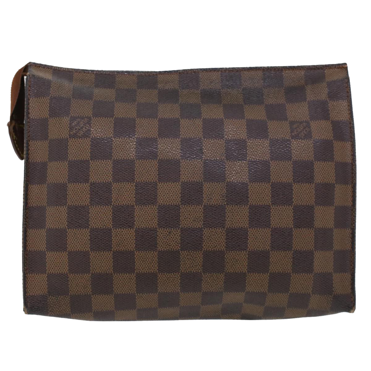 LOUIS VUITTON Damier Ebene Poche Toilette 26 Pouch N47543 LV 44916