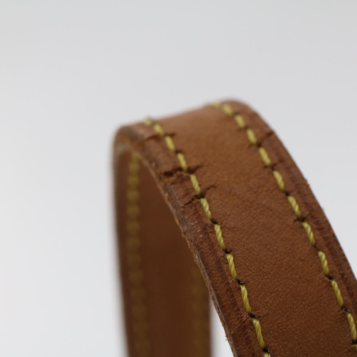 LOUIS VUITTON Shoulder Strap Leather 35.4"" Beige LV 44919