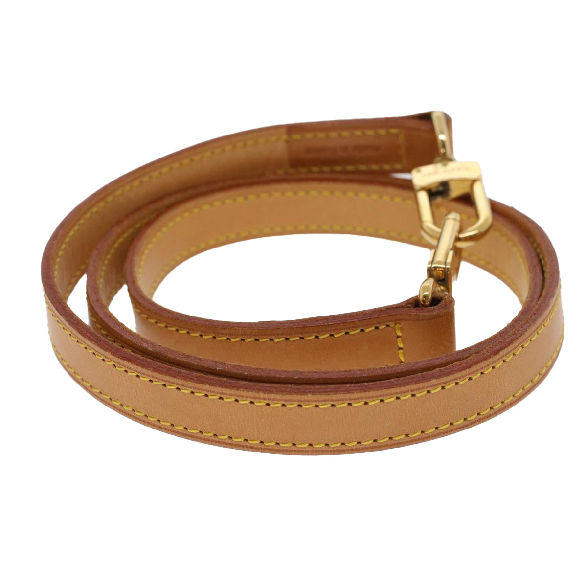 LOUIS VUITTON Shoulder Strap Leather 35.4"" Beige LV 44920