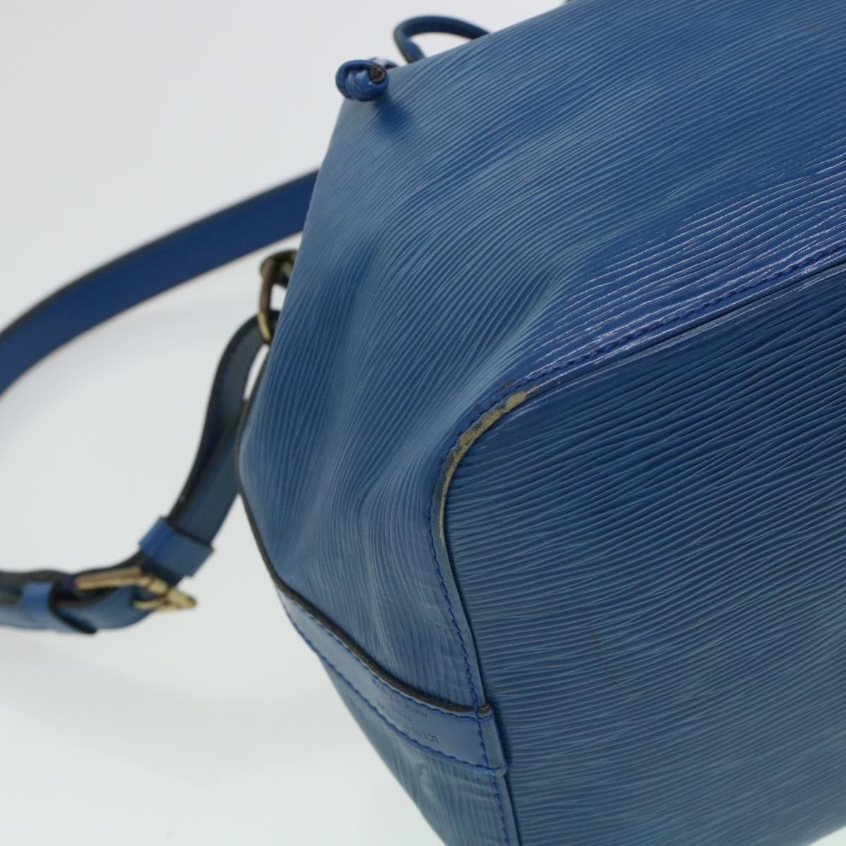 LOUIS VUITTON Epi Petit Noe Shoulder Bag Blue M44105 LV 44931