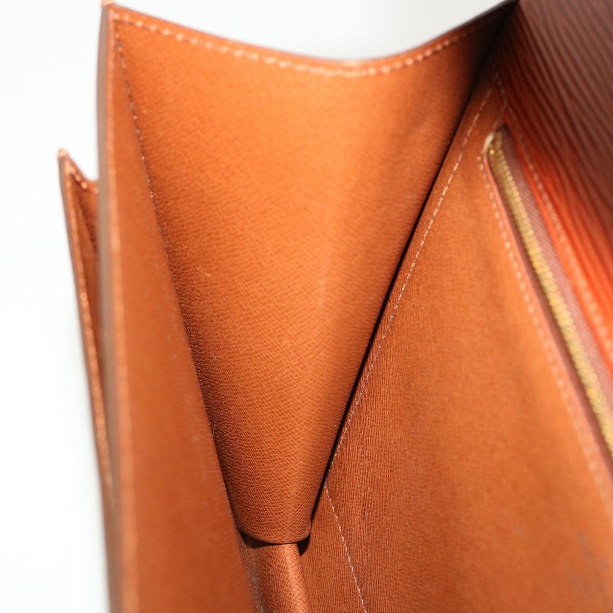 LOUIS VUITTON Epi Monceau Hand Bag Brown M52123 LV 44941