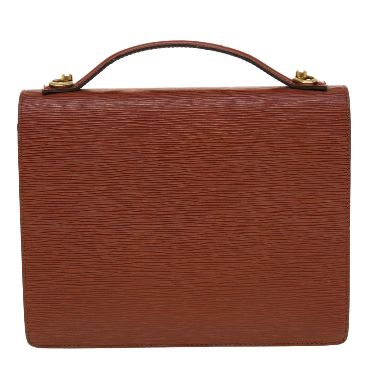 LOUIS VUITTON Epi Monceau Hand Bag Brown M52123 LV 44941