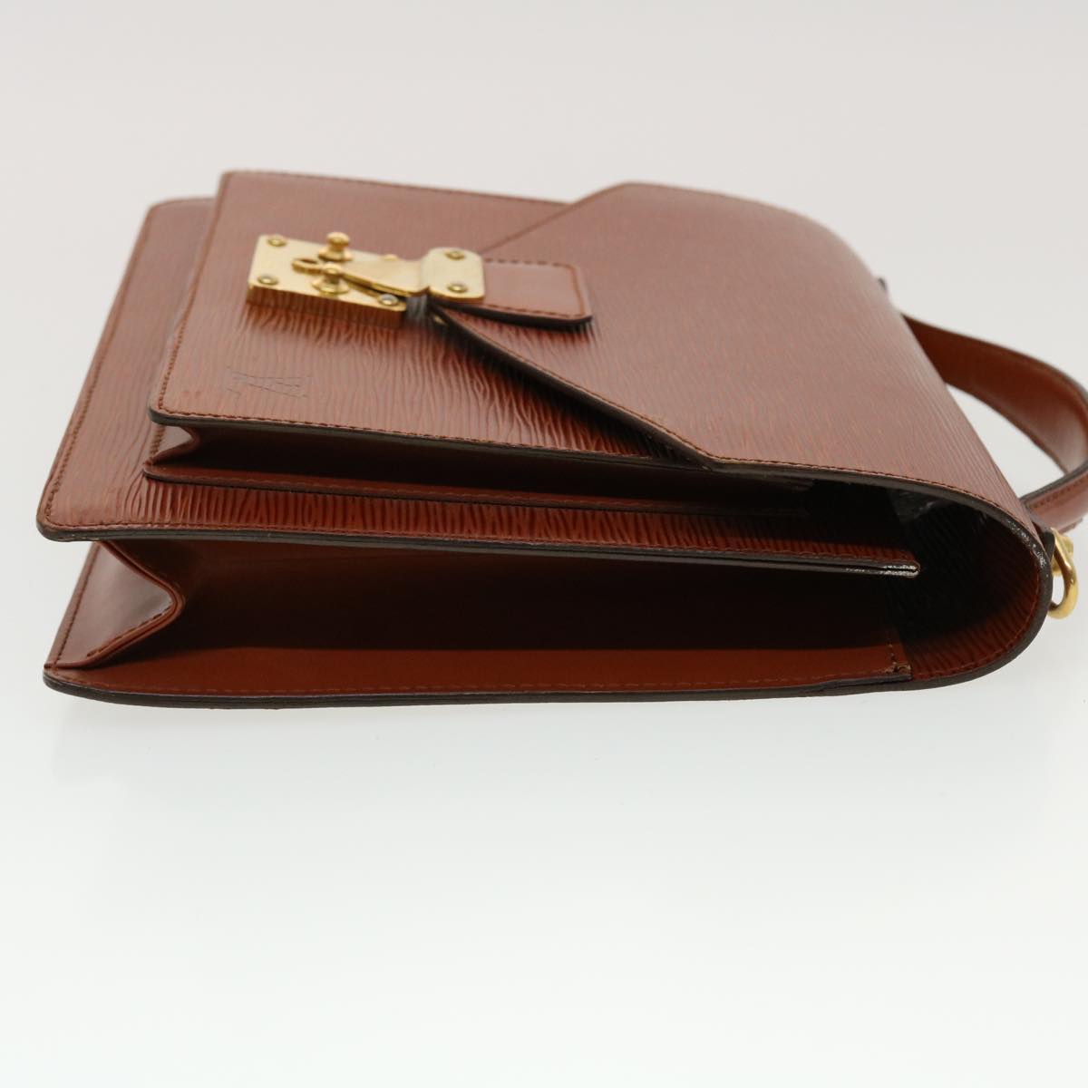 LOUIS VUITTON Epi Monceau Hand Bag Brown M52123 LV 44941