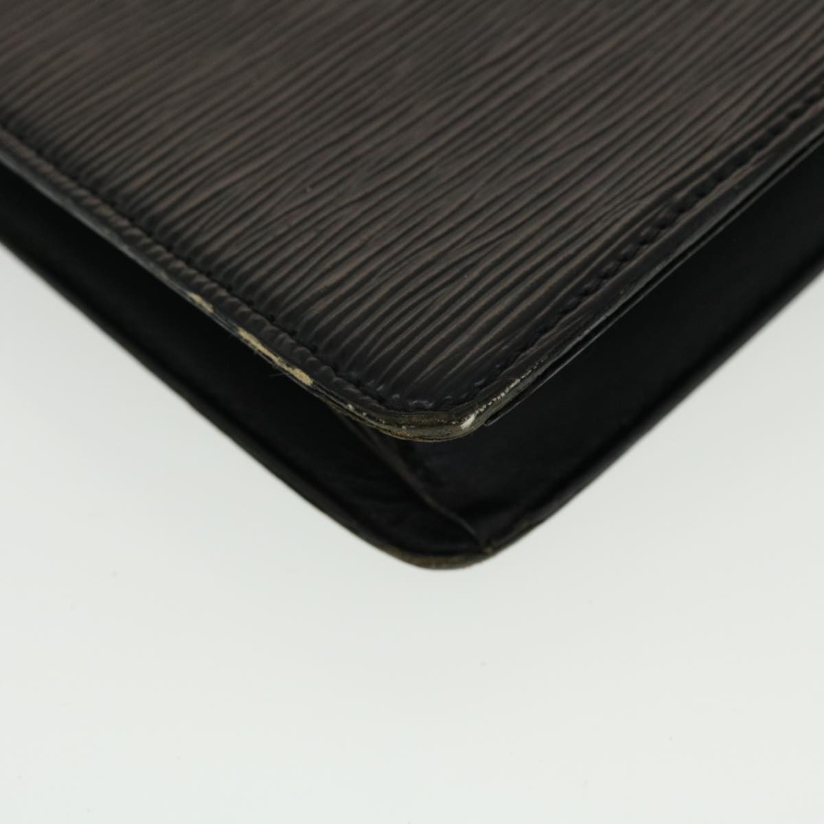 LOUIS VUITTON Epi Pochette Homme Clutch Bag Black M52522 LV 44943