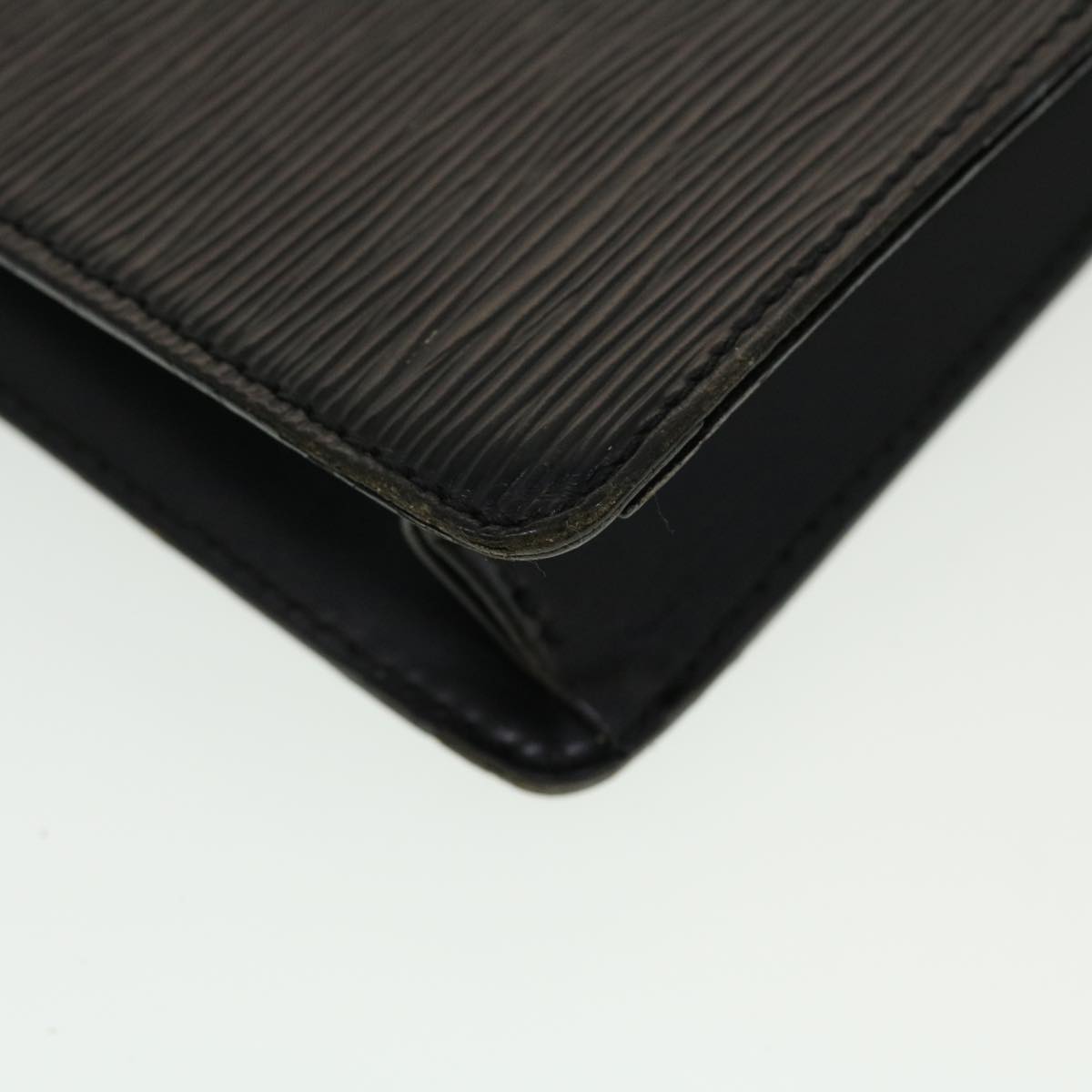 LOUIS VUITTON Epi Pochette Homme Clutch Bag Black M52522 LV 44943