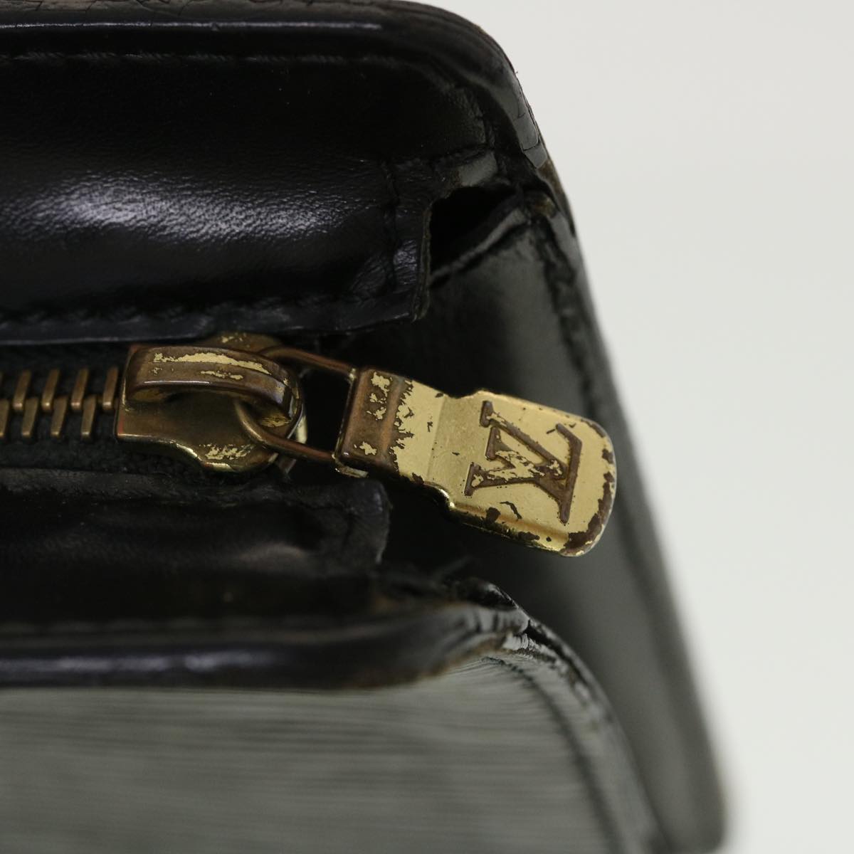LOUIS VUITTON Epi Pochette Homme Clutch Bag Black M52522 LV 44943