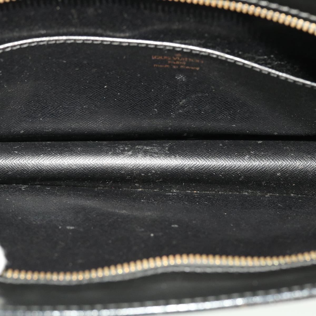 LOUIS VUITTON Epi Pochette Homme Clutch Bag Black M52522 LV 44943