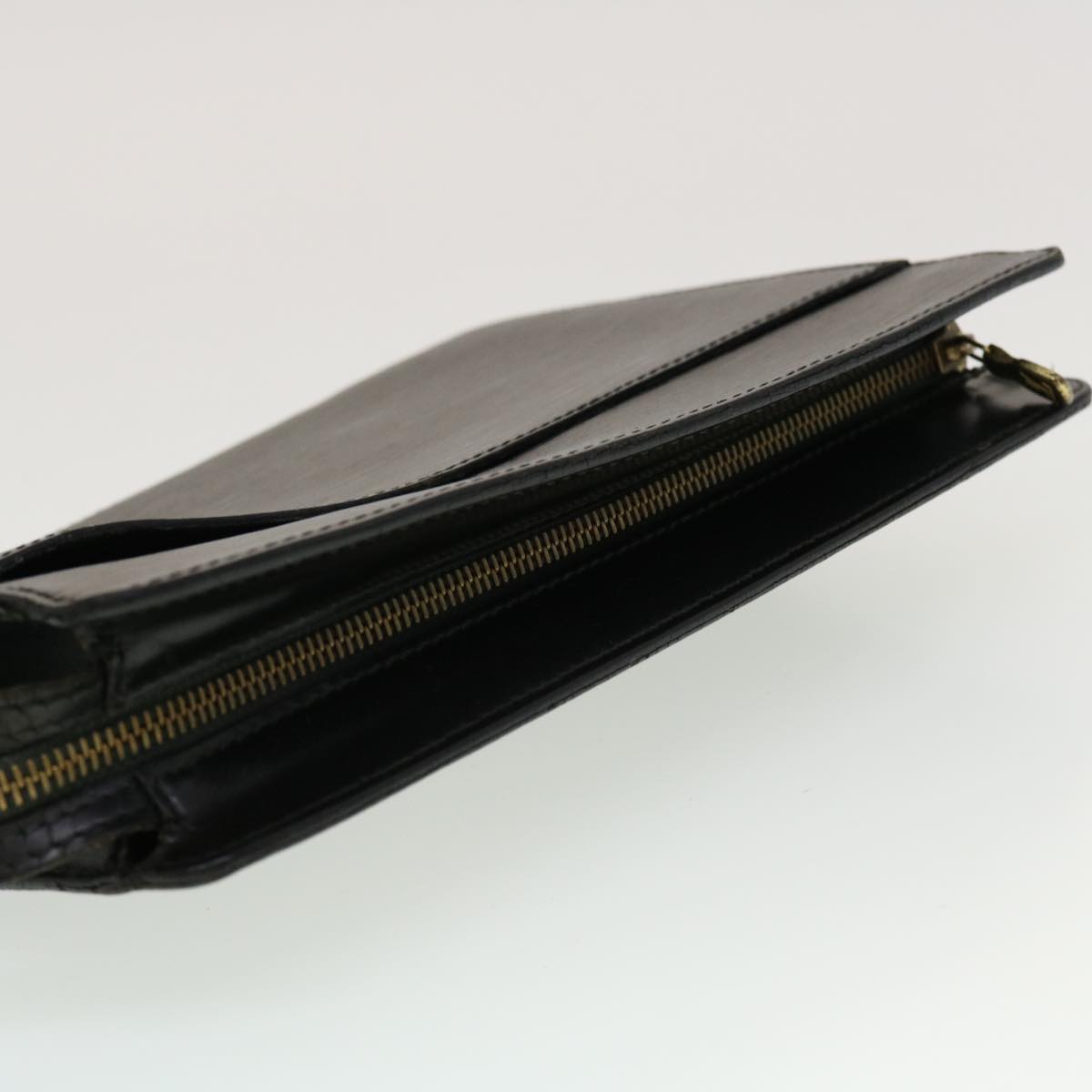 LOUIS VUITTON Epi Pochette Homme Clutch Bag Black M52522 LV 44943